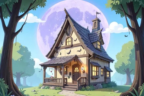 AI generated halloween art example