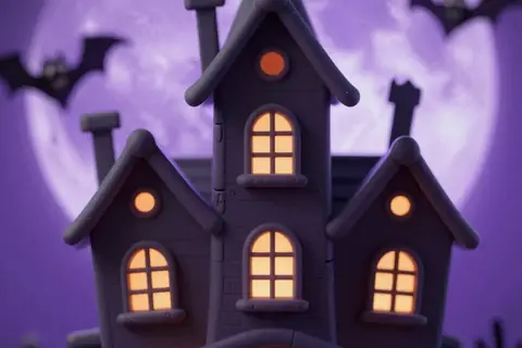 AI generated halloween art example