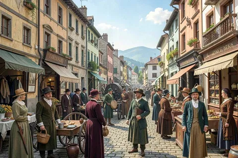 AI generated history scenes example