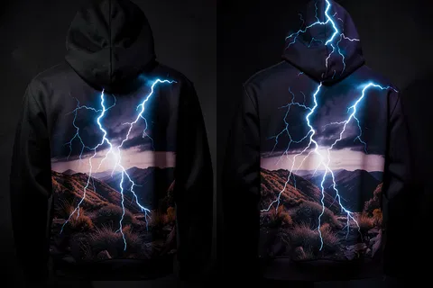 AI generated hoodie designs example