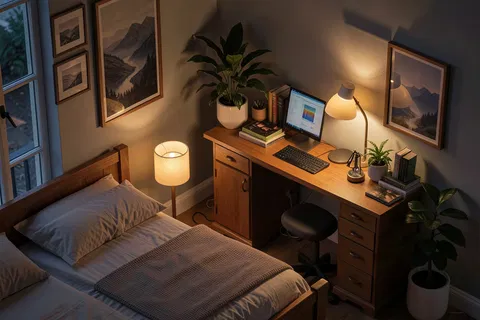 AI generated isometric rooms example