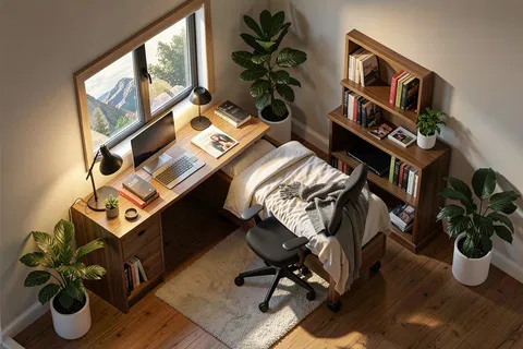 AI generated isometric rooms example