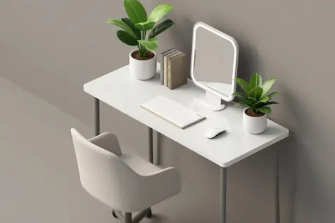 AI generated isometric rooms example