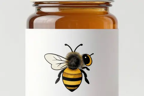 AI generated label designs example
