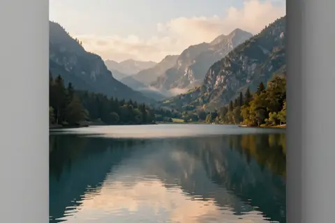 AI generated landscape art example