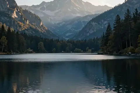 AI generated landscape art example
