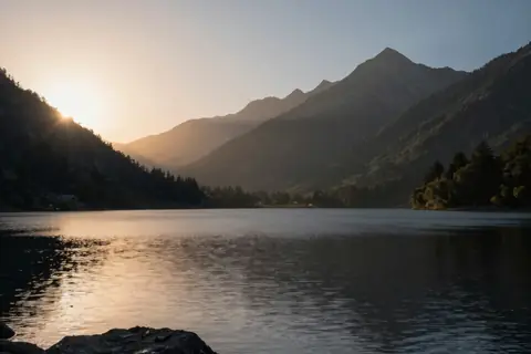 AI generated landscape art example