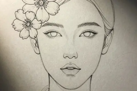 AI generated line art example