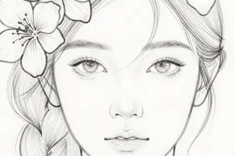 AI generated line art example