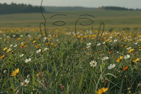 AI generated line art example