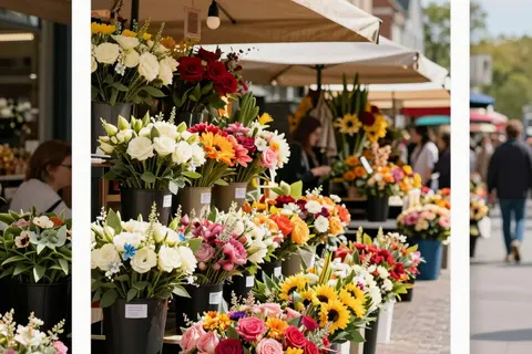 AI generated market stalls example