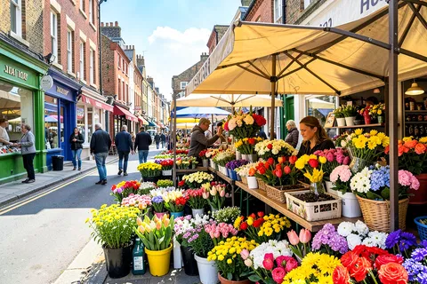AI generated market stalls example