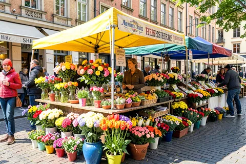AI generated market stalls example
