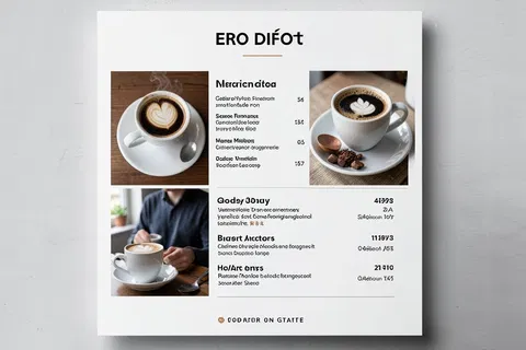 AI generated menu designs example