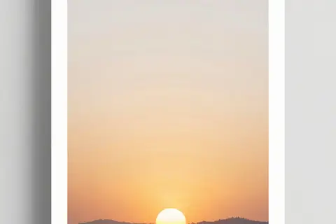 AI generated minimalist posters example