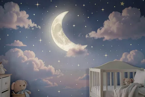 AI generated nursery art example
