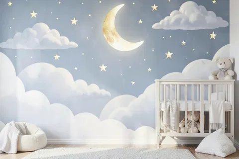 AI generated nursery art example