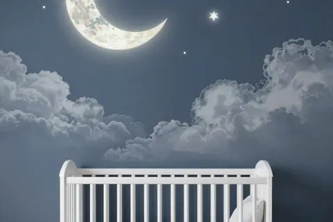 AI generated nursery art example