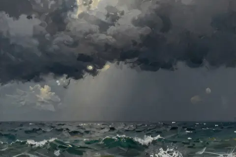 AI generated oil painting style example