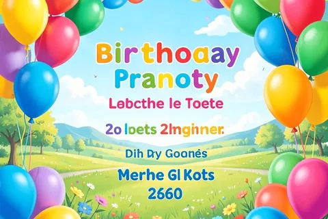 AI generated party invites example