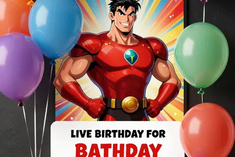 AI generated party invites example
