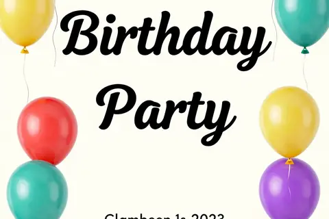 AI generated party invites example