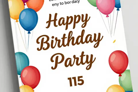 AI generated party invites example