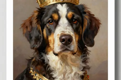 AI generated pet portraits example