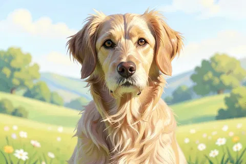 AI generated pet portraits example