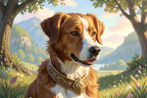AI generated pet portraits example