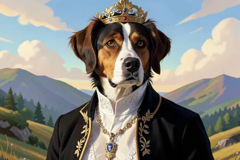 AI generated pet portraits example