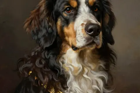 AI generated pet portraits example