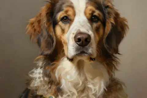 AI generated pet portraits example