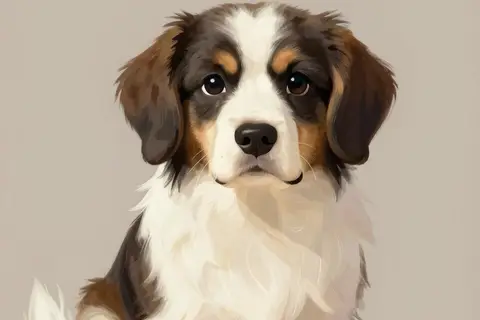 AI generated pet portraits example