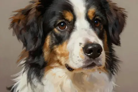 AI generated pet portraits example