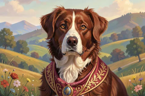 AI generated pet portraits example