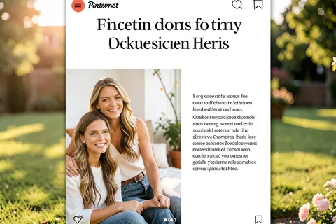 AI generated pinterest pins example