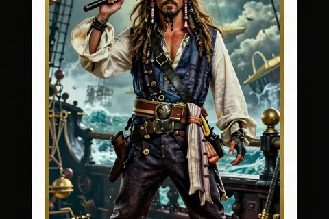 AI generated pirate characters example