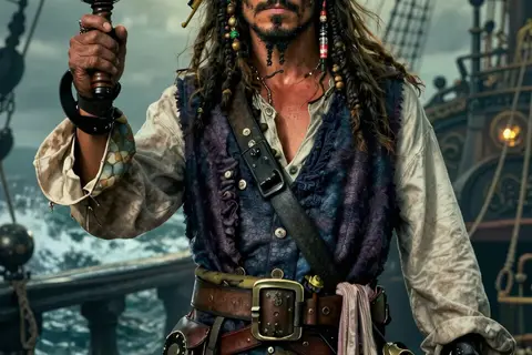 AI generated pirate characters example