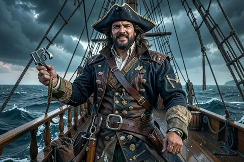AI generated pirate characters example