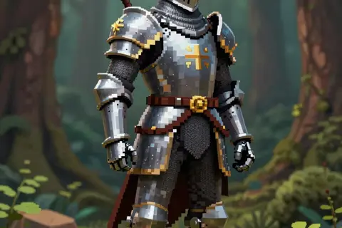 AI generated pixel art example