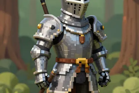 AI generated pixel art example