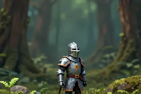 AI generated pixel art example