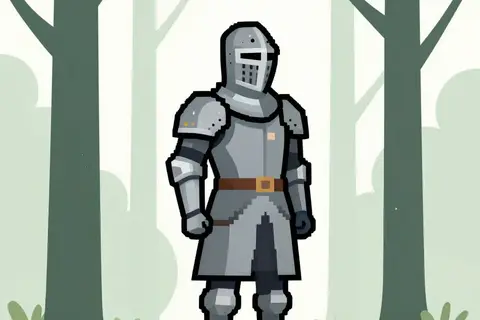 AI generated pixel art example