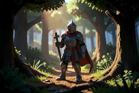 AI generated pixel art example