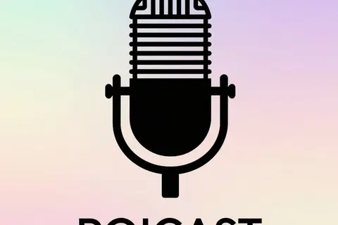AI generated podcast covers example