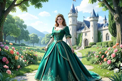 AI generated princess characters example