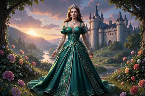 AI generated princess characters example
