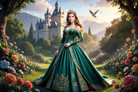 AI generated princess characters example