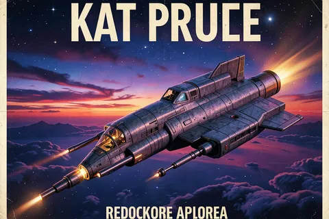 AI generated retro posters example